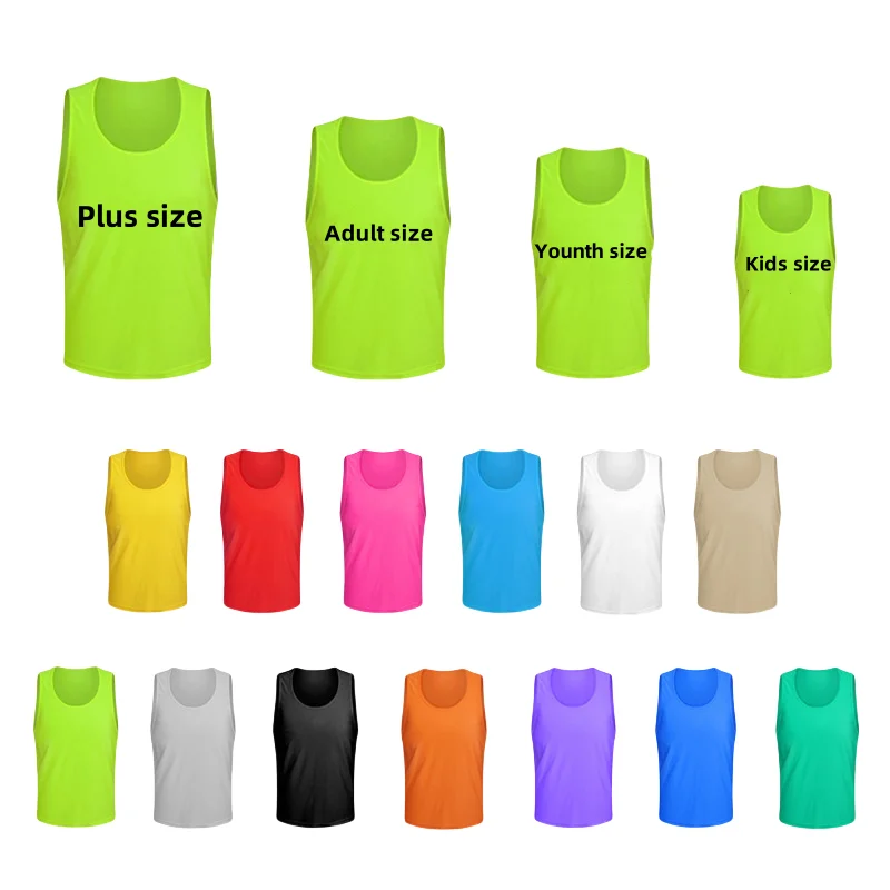 Custom Quick-Dry Mesh Soccer Vest Soccer Training Vest Soccer Jersey for Multiple Sports-Basketball,Football,Volleyball