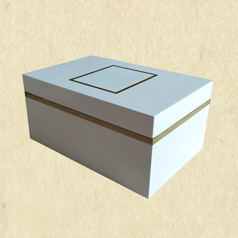 MDF wooden box high-end perfume packaging box