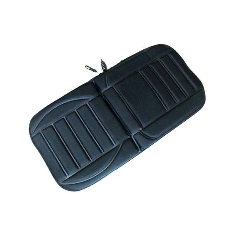 Universal 12V Car Seat Cover Winter Heated Car Cushion Polyester Warm Seat Cover Car Heated Seat Cushion
