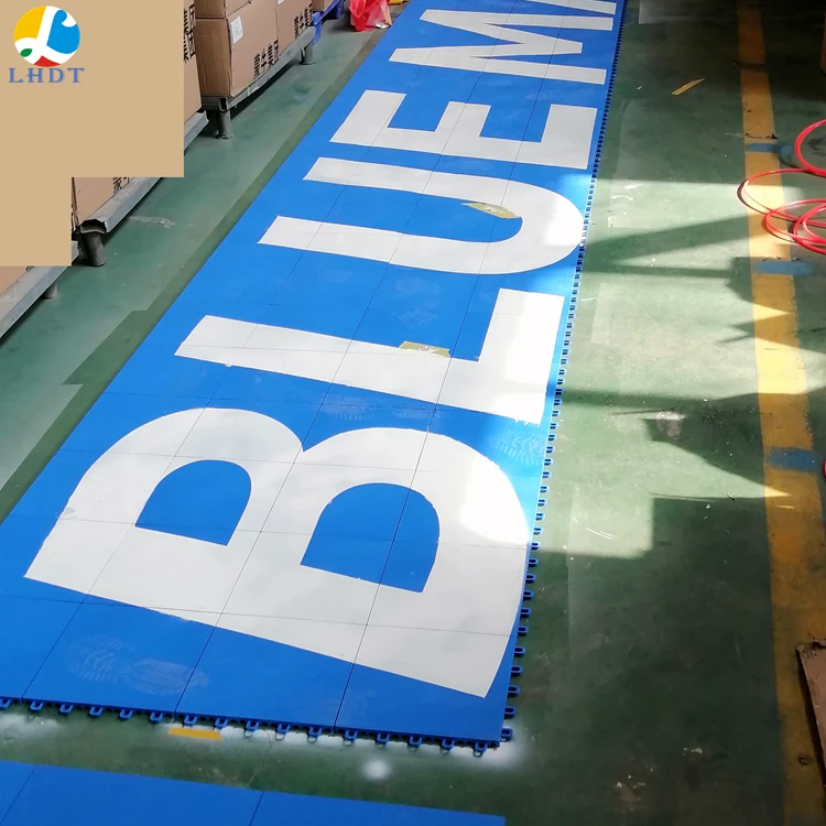 Plastic Modular Multi purpose  Sports Flooring Tiles Assembled Interlocking floor Outdoor for Half Basketball court flooring