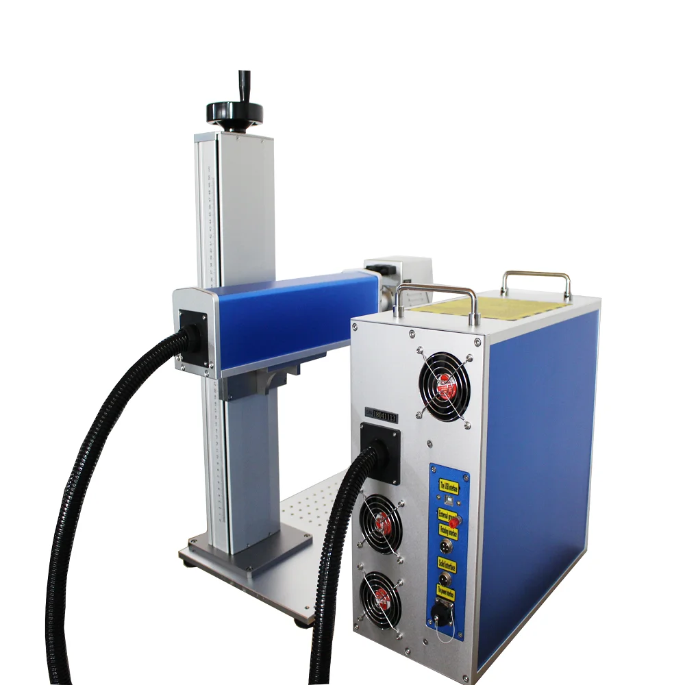 Raycus/ Ipg/Mopa 20W 30W 50W Split Type Decktop Type Memory Card Fiber Making Machine Laser Marking
