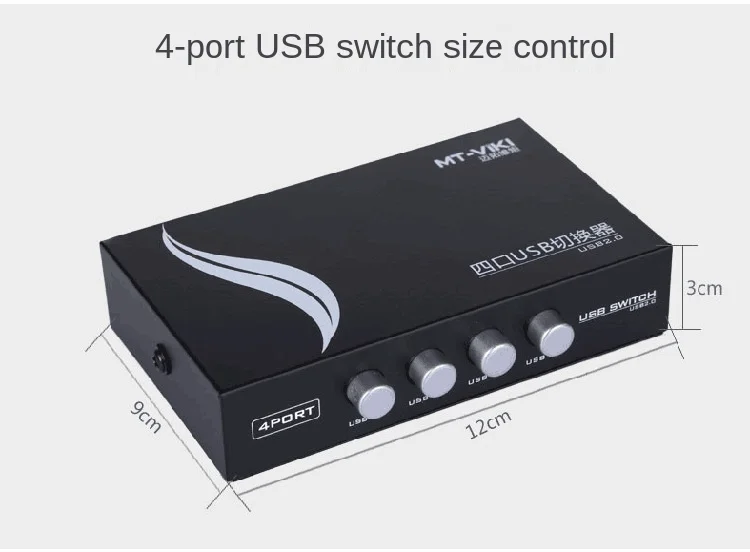 Переключатель принтера 4 порта USB 2 0 Ручной портативный лазерный принтер переключатель ступицы шт. 1 разветвитель адаптер шт A