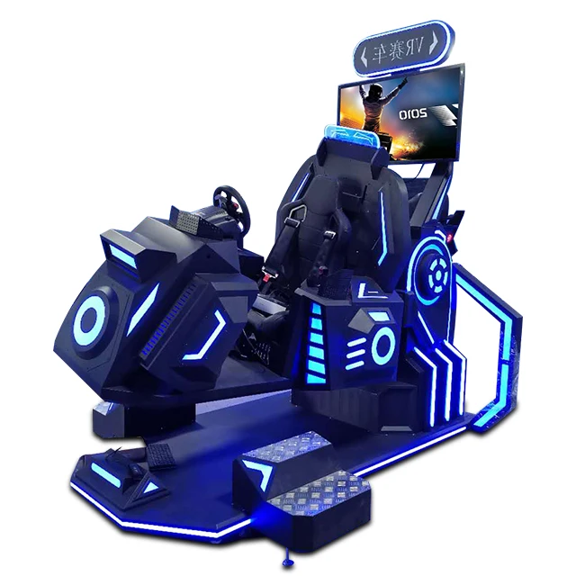 9D VR Simulator 360-Degree Rotating Virtual Reality Flying  Shooting Game Black Ski Simulator Machine Indoor