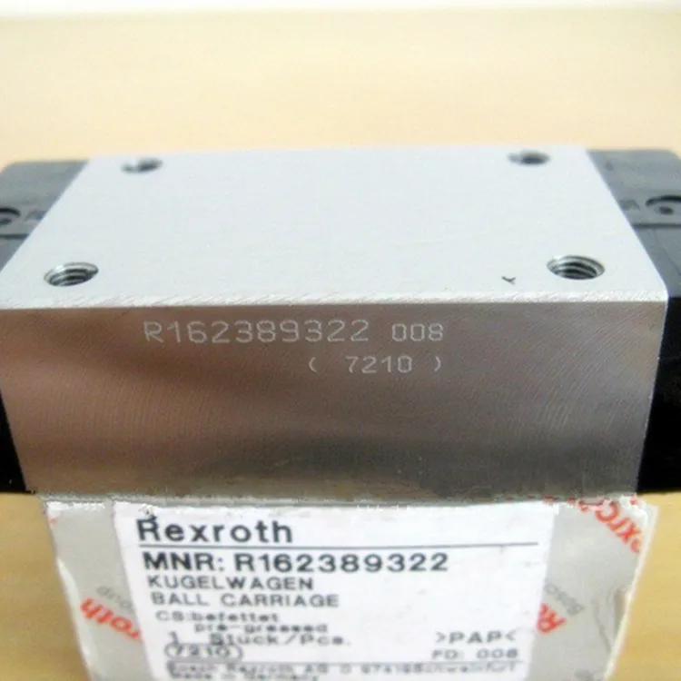 Rexroth Runner Block Ball Rail R162389322 Linear Bearing Linear Guide R162389322 Sliding Block Slider R162389322