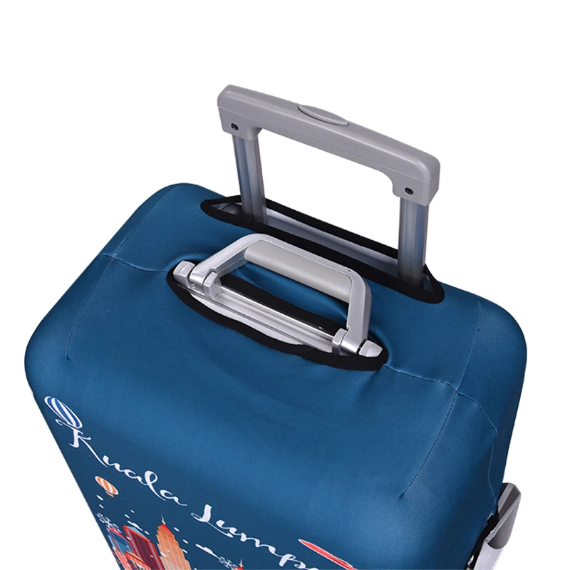 
2020 Amazon Customized High Quality Hot Selling City Design Spandex Luggage Cover 