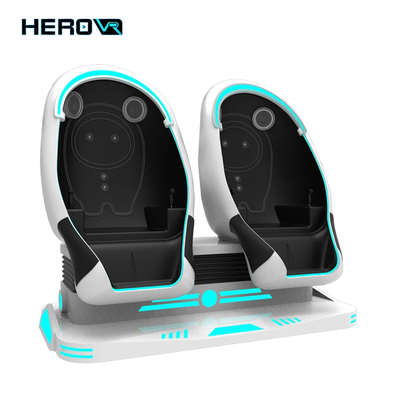 HEROVR Arcade Room High Quality Images 9D Vr Roller Coaster Game Machine Simulator