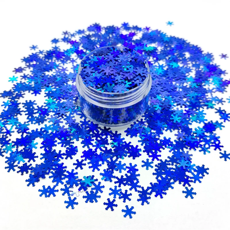 Bulk Wholesale Glitter Christmas Decorations Glitter Christmas Snowflakes Loose Powder Glitter