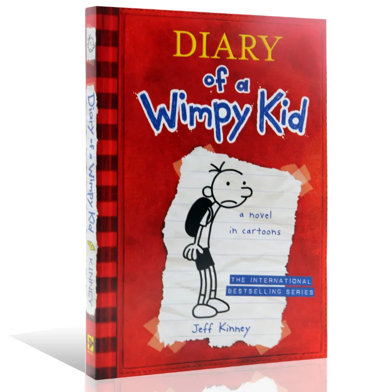 19 Books/Set English Picture Story Book Diary of a Wimpy Kid Comic Bridge Novel Children Daily Reading 6-12 Years