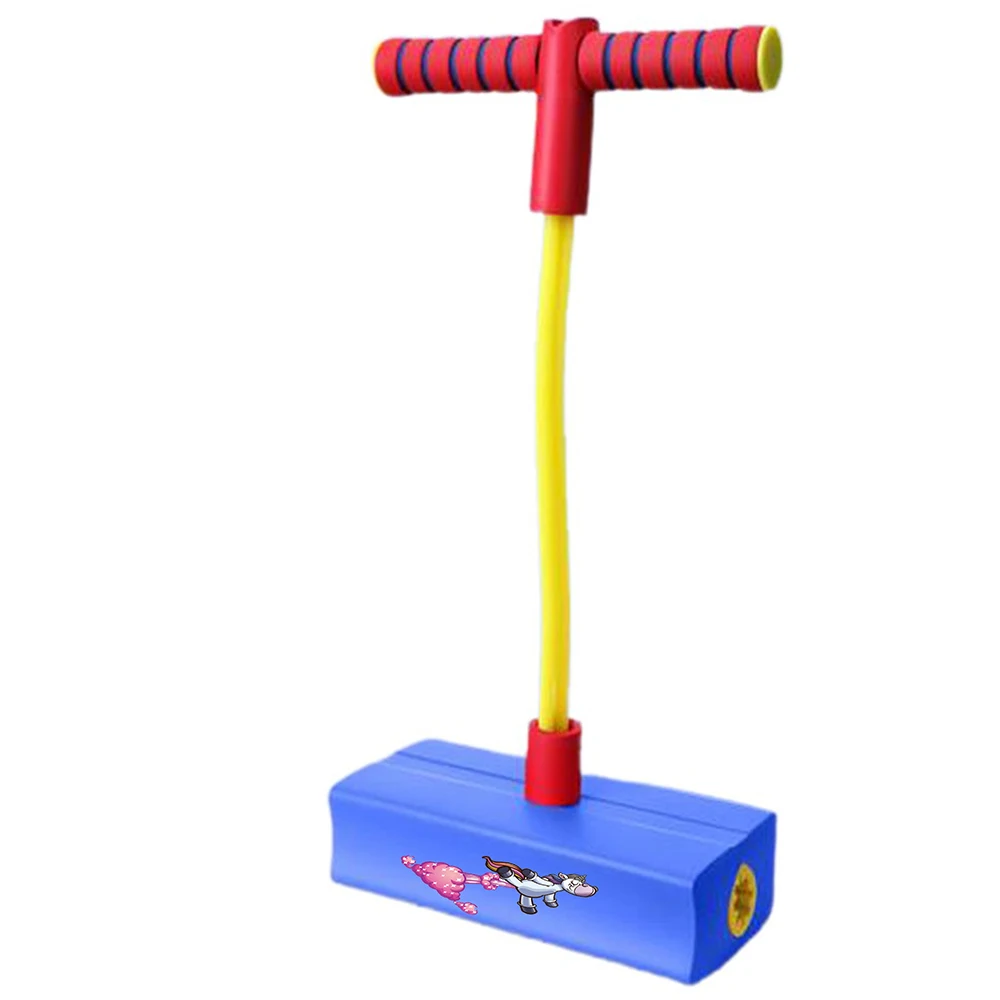 Children Frog Bouncer Jumping Stilts Pole Kids Outdoor Sports Games Fun Fitness Equipment Foam Pogo Stick Jumper