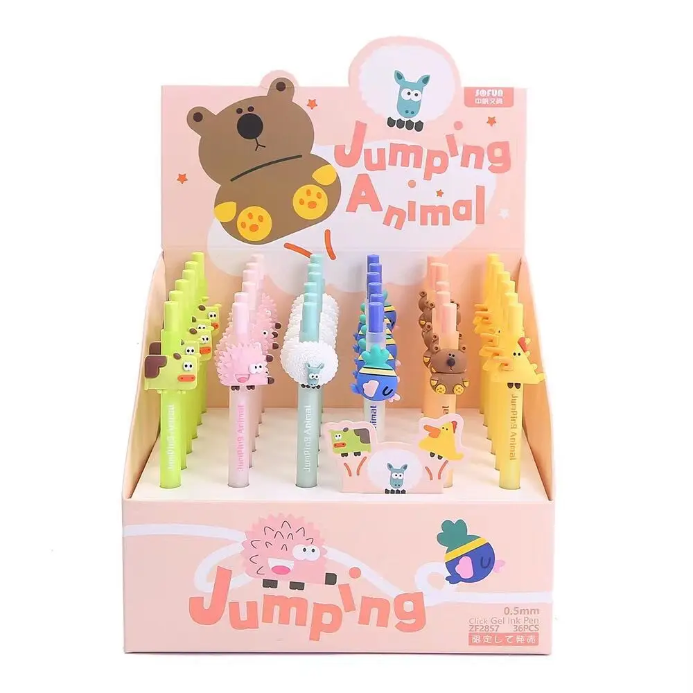 Banana fruit Rollerball pen Korean cartoon bear frog press Rollerball pen
