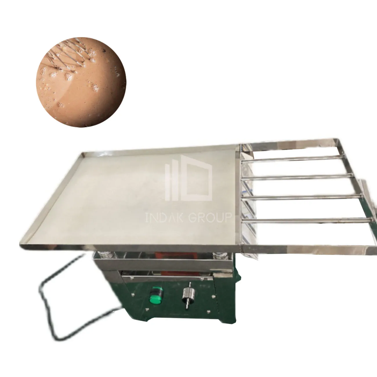 Вибрационный стол для шоколада из нержавеющей стали для коммерческого использования