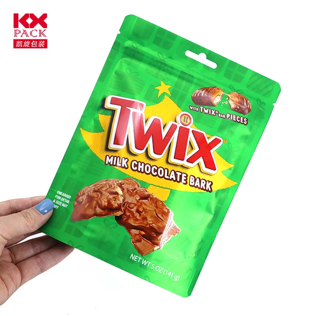Printing Packaging Plastic Bags Food Packaging Bag Aluminum Foil Mylar Zipper Ziplock Bag Stand Up Pouch Doypack For Chocolate