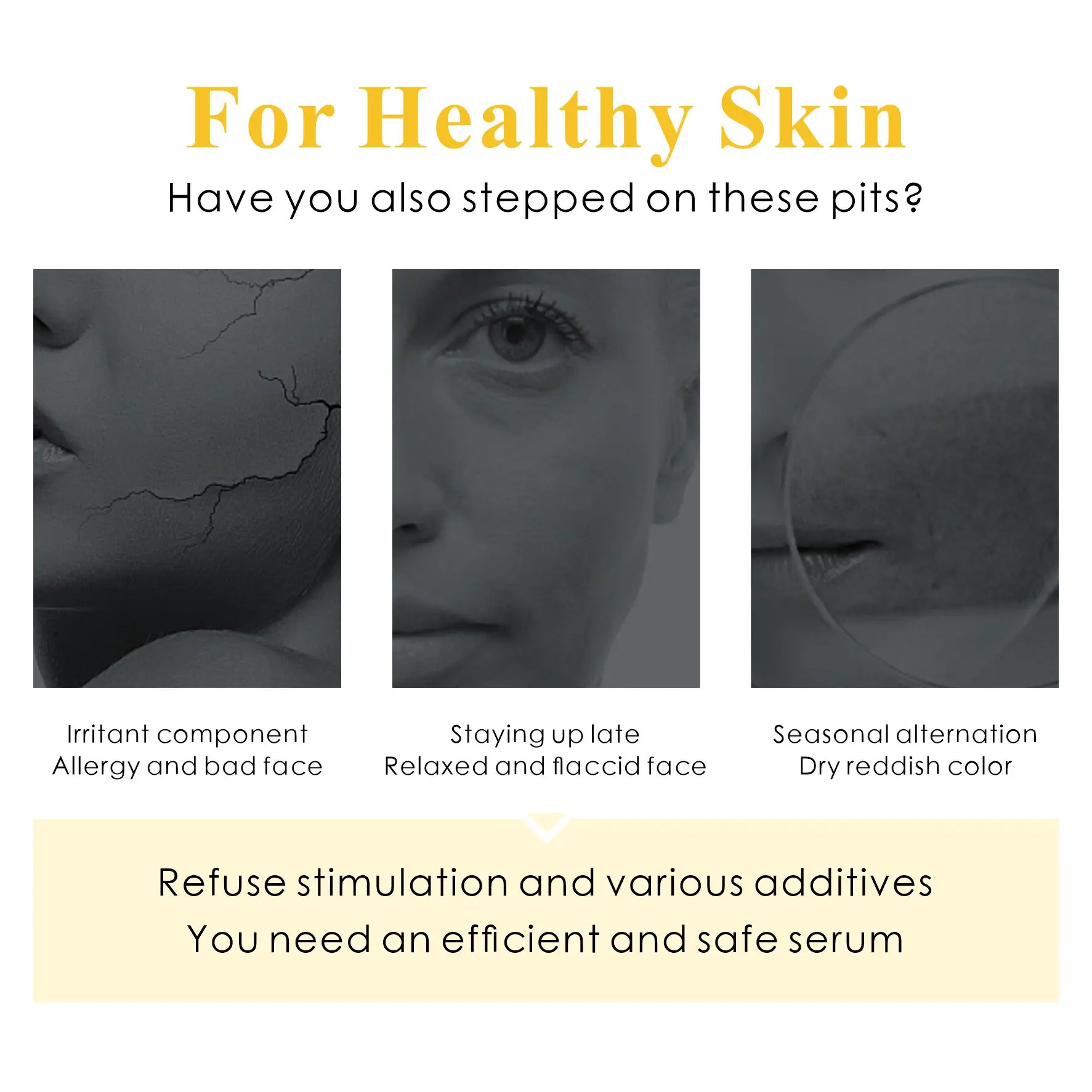 Customized Korean Skincare Products Hydrating Moisturizing Glow Serum Propolis Niacinamide Rice Bran Water Skin Care Serum