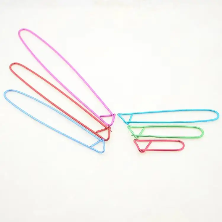 6 Specifications Aluminum Colorful Sweater Mark Needle Sweater Big Pin Button Knitting Pin