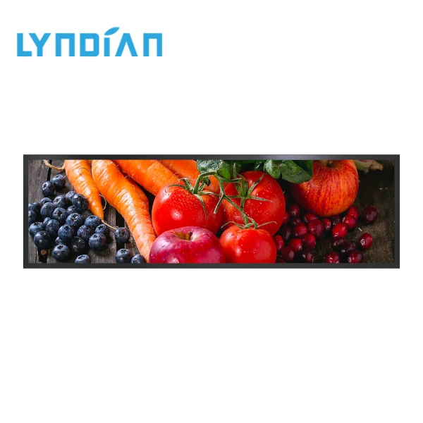 
LYNDIAN 19.1 inch Ultra Wide stretched Bar LCD Advertising Display Ultra Stretch Screen 