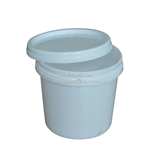 
wholesale 5 gallon white plastic buckets with lid 20l bucket plastic pails of oil 
