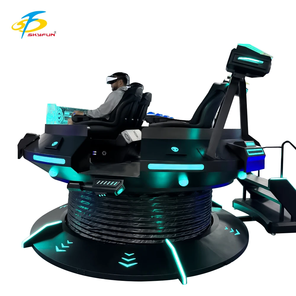 Factory Price VR 360 Degree Rotating Chair 9D Virtual Reality Simulator VR Machine 5 Seats VR Magic Flying UFO