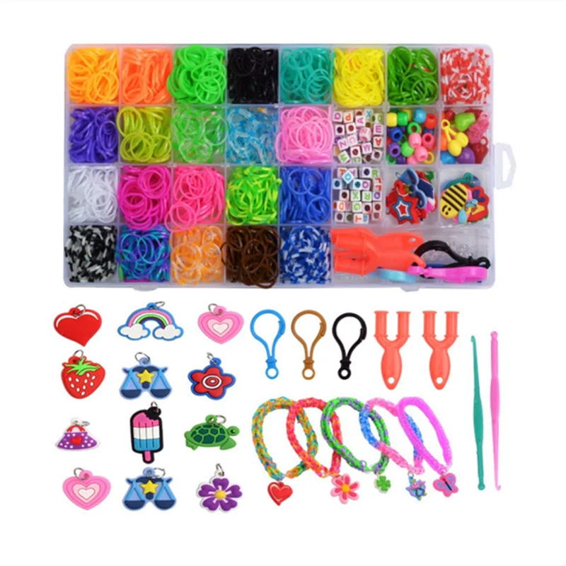 Toy For Children Loom Bands Customize Diy Toys Christmas Loom Bands Parent-child Splicing Loom Bands