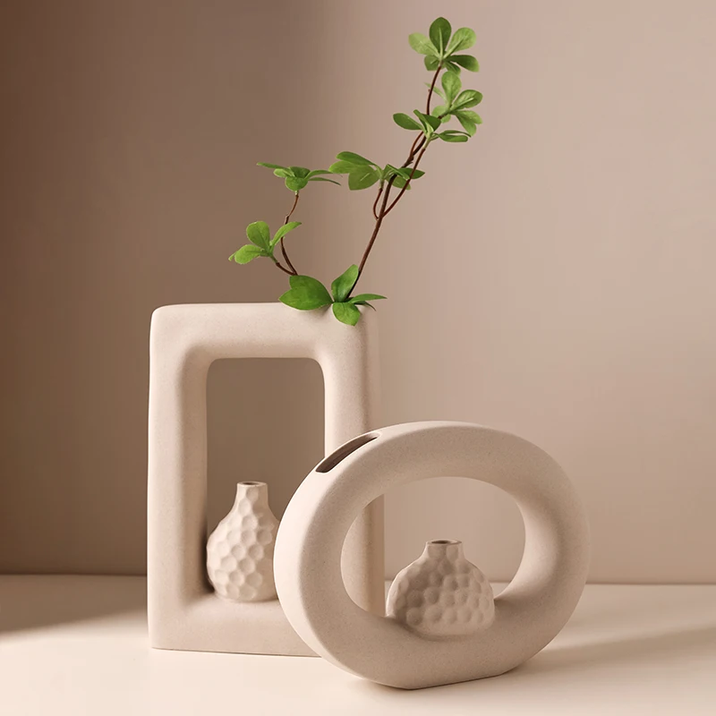 BHM-Manufacturer-Wholesale Modern Nordic Ins Style Branch Vase Home decor Vases for Decor Ceramic Flowers Pot