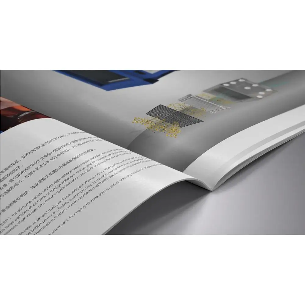 Пользовательская печатная книга корпоративная реклама A4 A5 глянцевая легкая и тонкая печать
