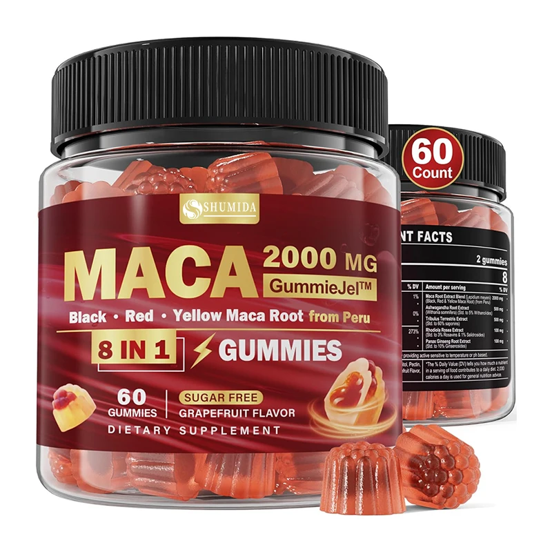 Male Energy Power Maca Gummies Malaysia Men Health Supplement Red Ginseng Gummies for Men