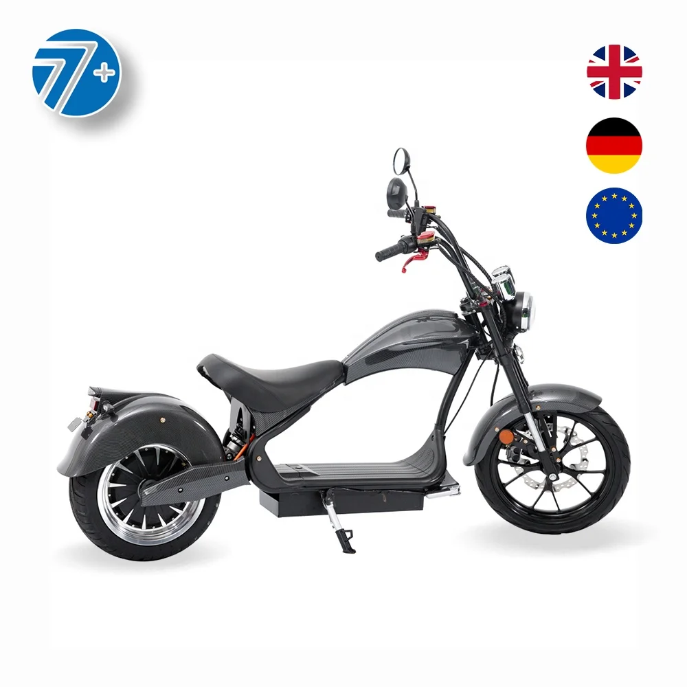 2023 Hot Selling  3000w 45km/h Electric Scooters Moped Motorcycle Citycoco MH3 Chopper Adult