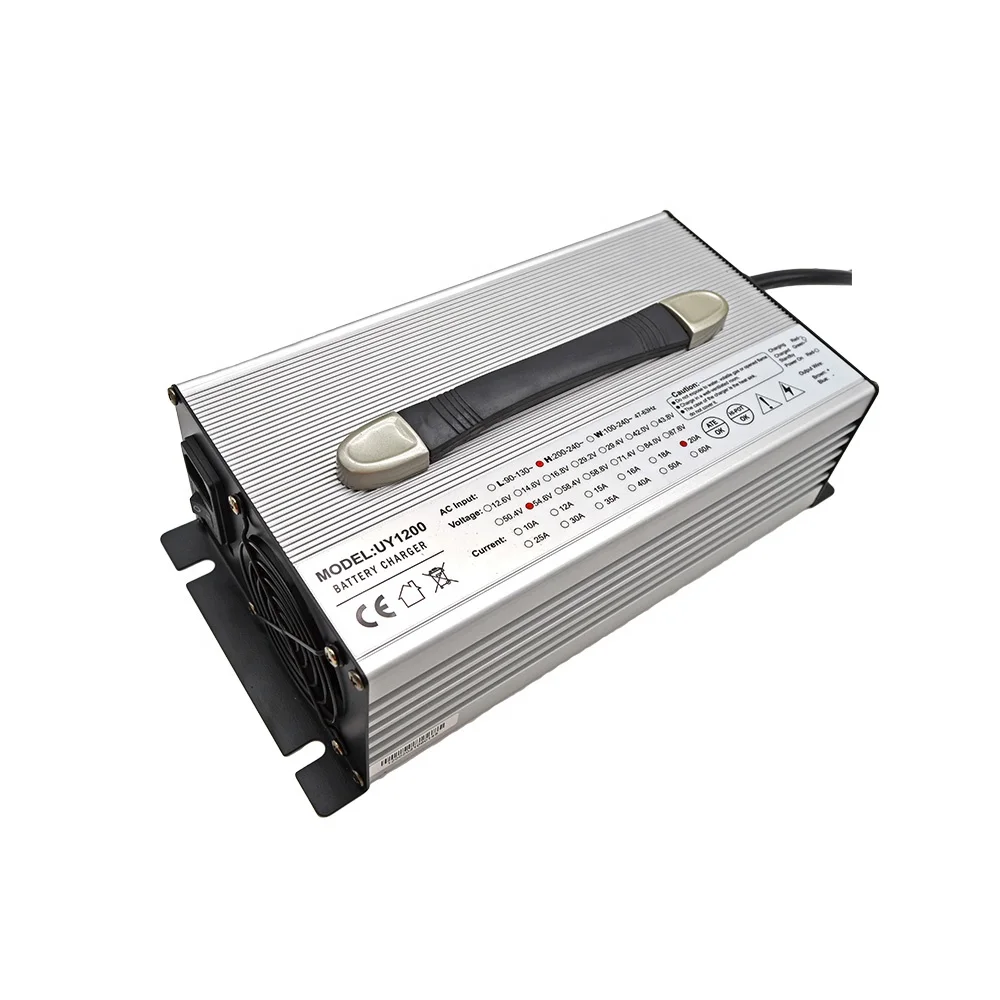 lithium battery charger 60v 36v 24v 12v lead acid 4s lifepo4 50a 30a 25a