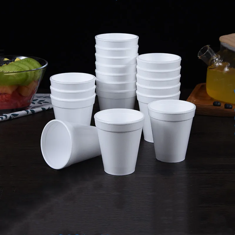 4 6 10 12 16 20 24 32 Oz ice cream white food container foam cup