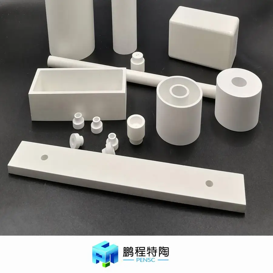 factory supply 99% high-purity BN boron nitride ceramic tube pipe parts for high-temperature furnaces hot press