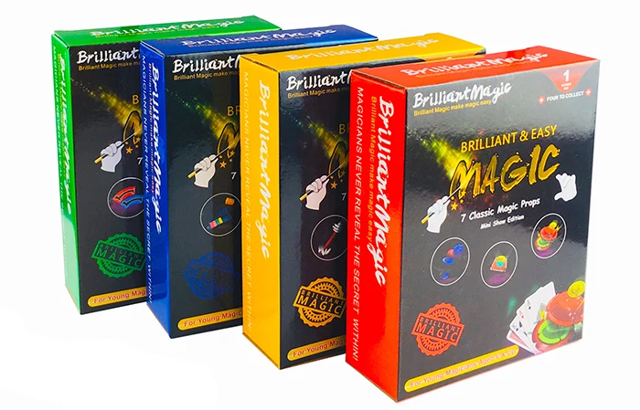 BrilliantMagic Kids Magic Set with 7 Classic Magic Props for Teens Magic Performance Props Party Toys for Kid