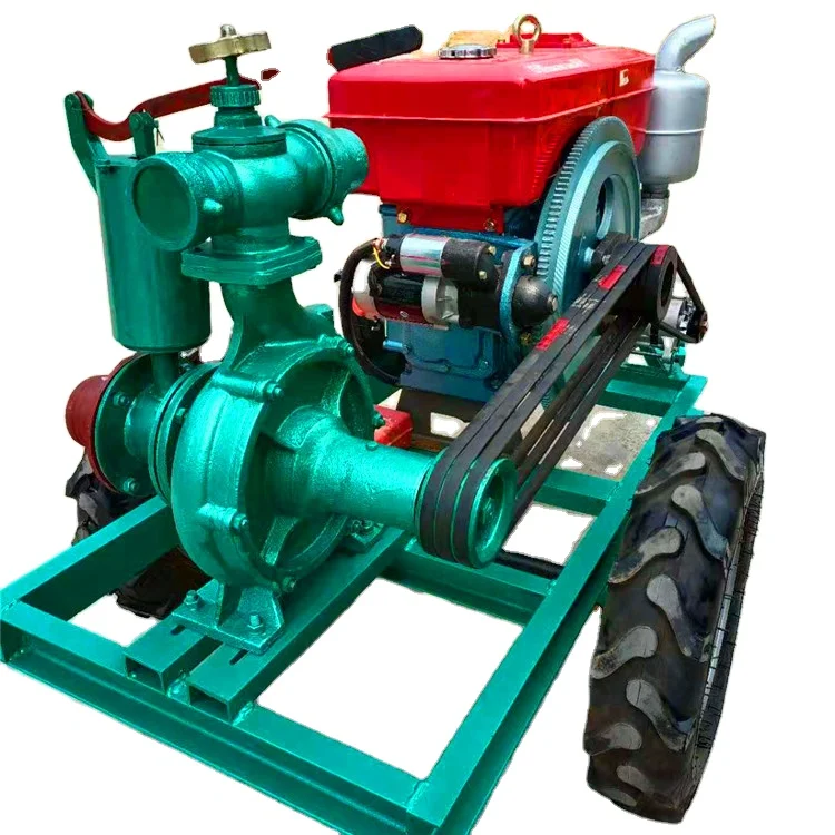 High pressure water pump, sprinkler irrigation machine, diesel water pump