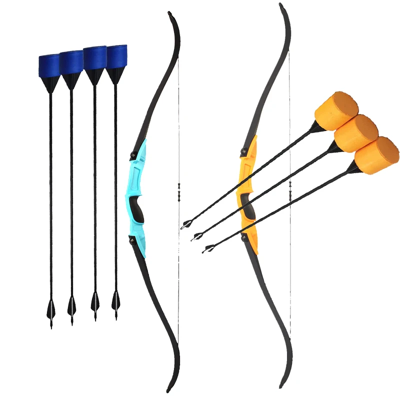 Archery CS Tag Game Inflatable Bunker Paintball Recurve Bow Foam Tip Arrows Target Shooting CS Bow and Arrow Set Equipment