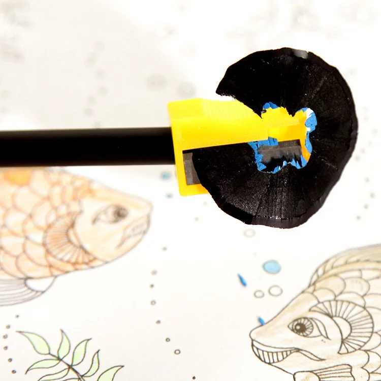 ANI 12 colors color pencil set High quality Eco Friendly  black wood pencil For kids drawing