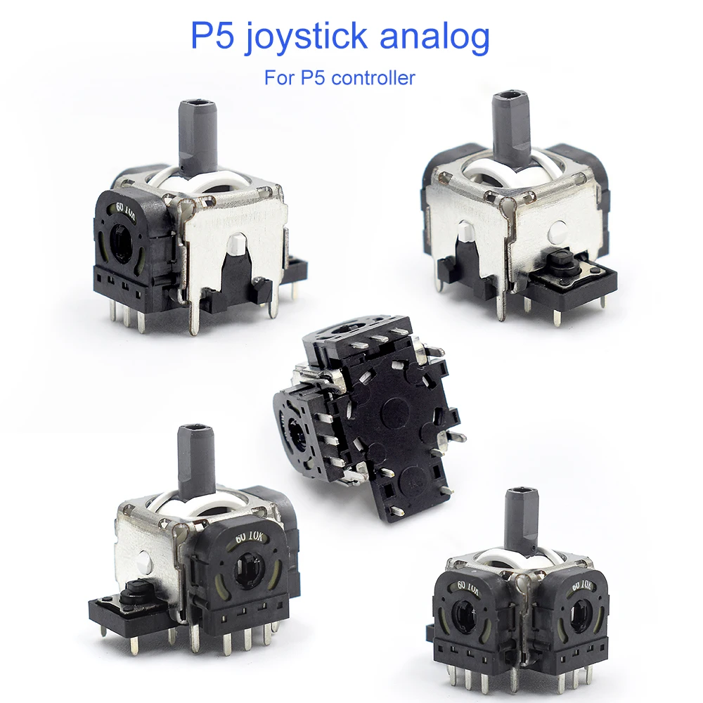 New Replacement Part 3D Analog Joystick Thumb Stick Joystick Sensor Axis Module For PS5 Controller Resistors Potentiometer