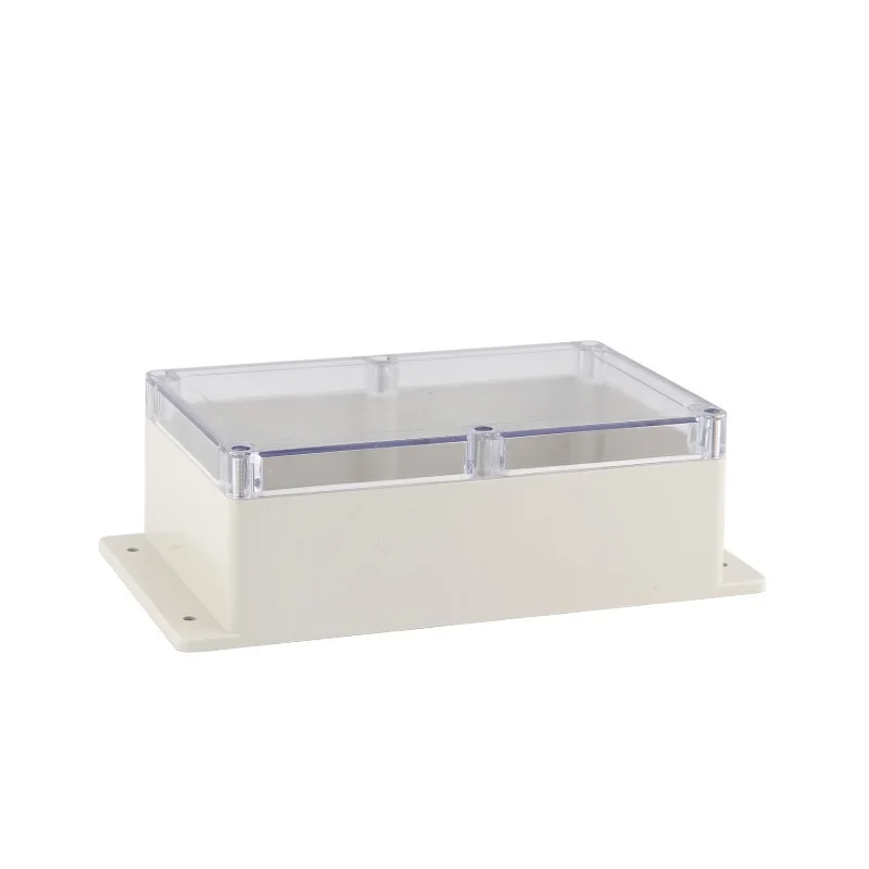 IP67 ip65 ABS plastic waterproof box PCB control cable enclosure with PC transparent cover 87 x 150 x 230MM