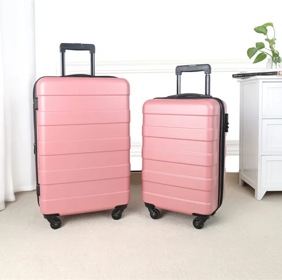 Wholesale Upright Horse ABS Material suitcase luggage set trolley travel bag luggage valise carry on luggage