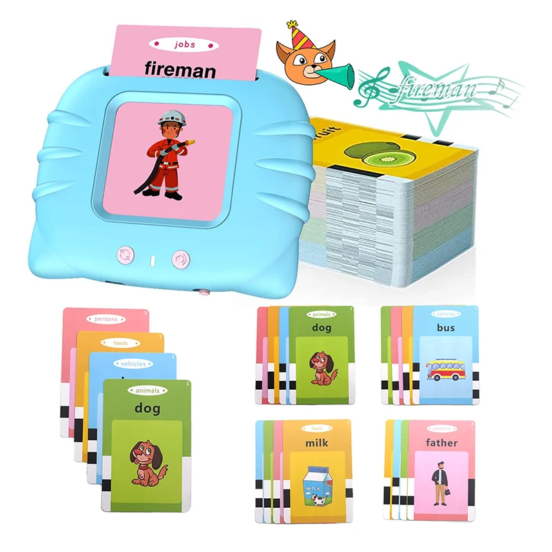 ULi Kids Talking Flashcards Learning Toy Flash Card Talking Flashcards for kids educational toddlers