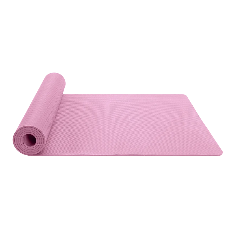 High quality waterproof PU TPE PVC NBR exercise yoga mat personalizable foam14mm nylon  factory