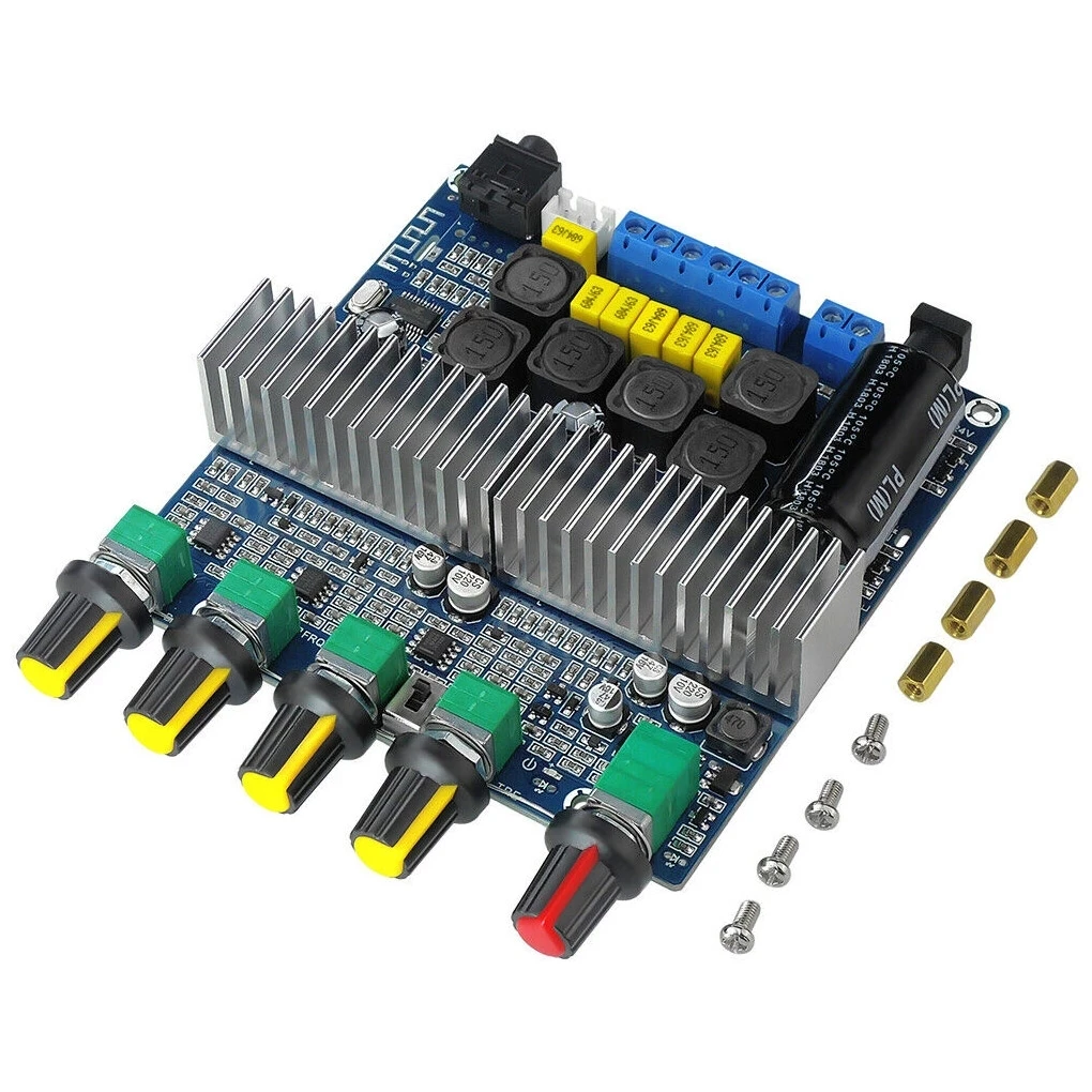 2*50 Вт + 100 DC12V-24V AMP 2 1 канал BT 5 0 TPA3116D2 сабвуфер усилитель доска Высокая мощность аудио