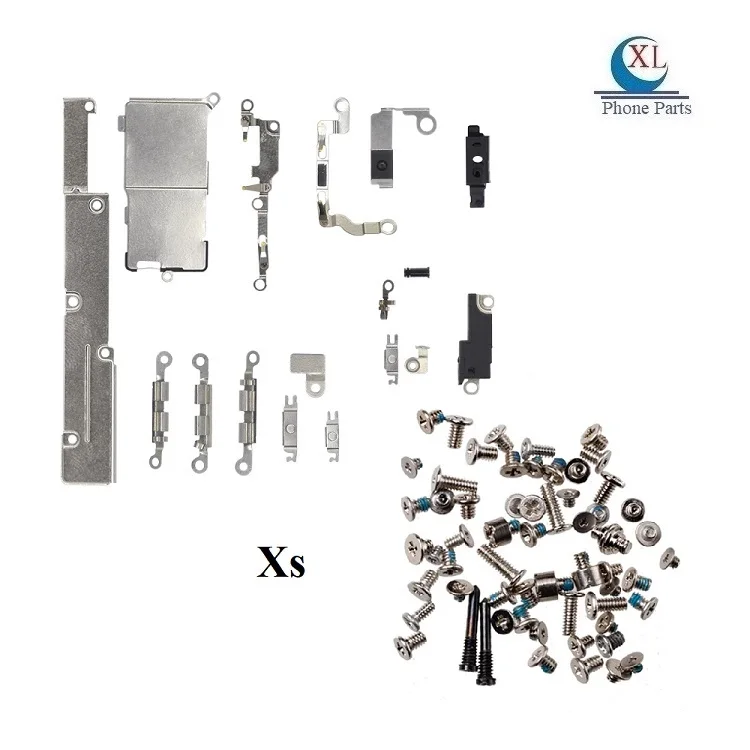 Replacement Full Set inner Spare Small Metal Parts Holder Bracket for iPhone 11 12 13 14 Pro Max 12 13 Mini 14 Plus with Screw