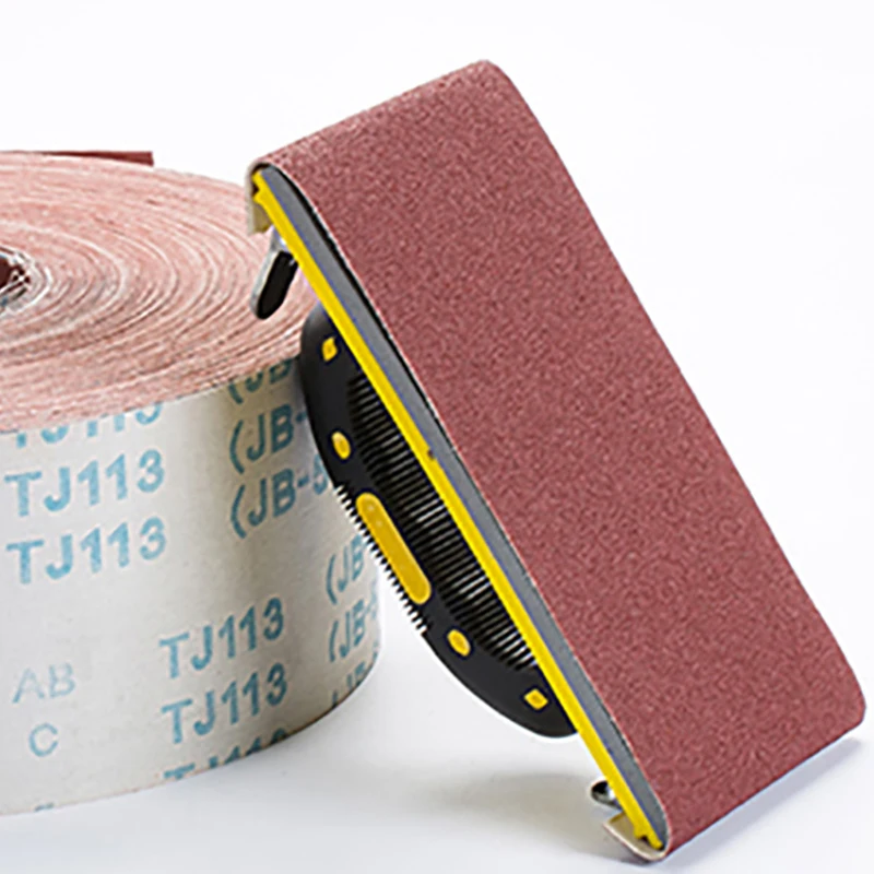 Красные абразивные ленты для полировки рулонов шлифовальной бумаги в рулонах наждачной из оксида алюминия