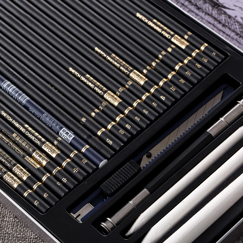 
NYONI drawing pencils and pencil set sketch tool set 