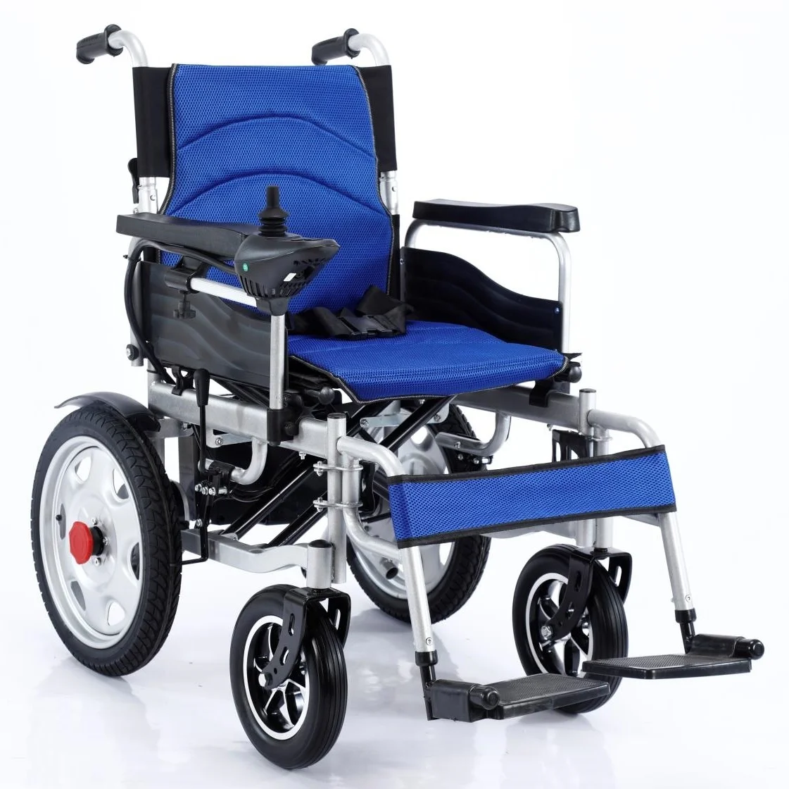 Electric Dual Motors Handicapped Wheelchair Folding Power Electronic Wheelchair