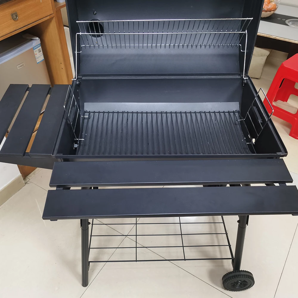 wholesale Trolley Square portable bbq charcoal grill barbecue gas bbq grills outdoor charcoal