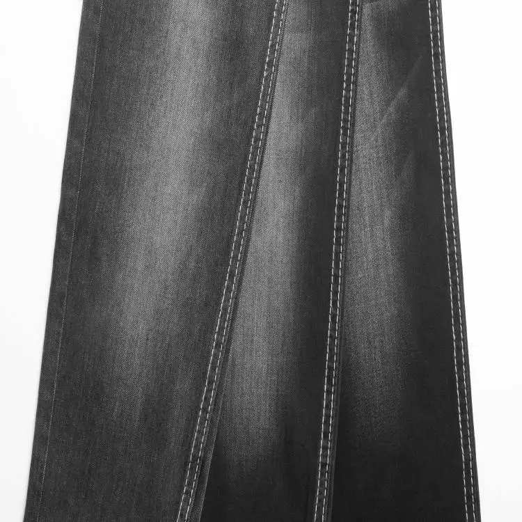 Cheap price 7oz 180cm polyester rayon spandex 4 way stretch denim fabric for jeans rijido