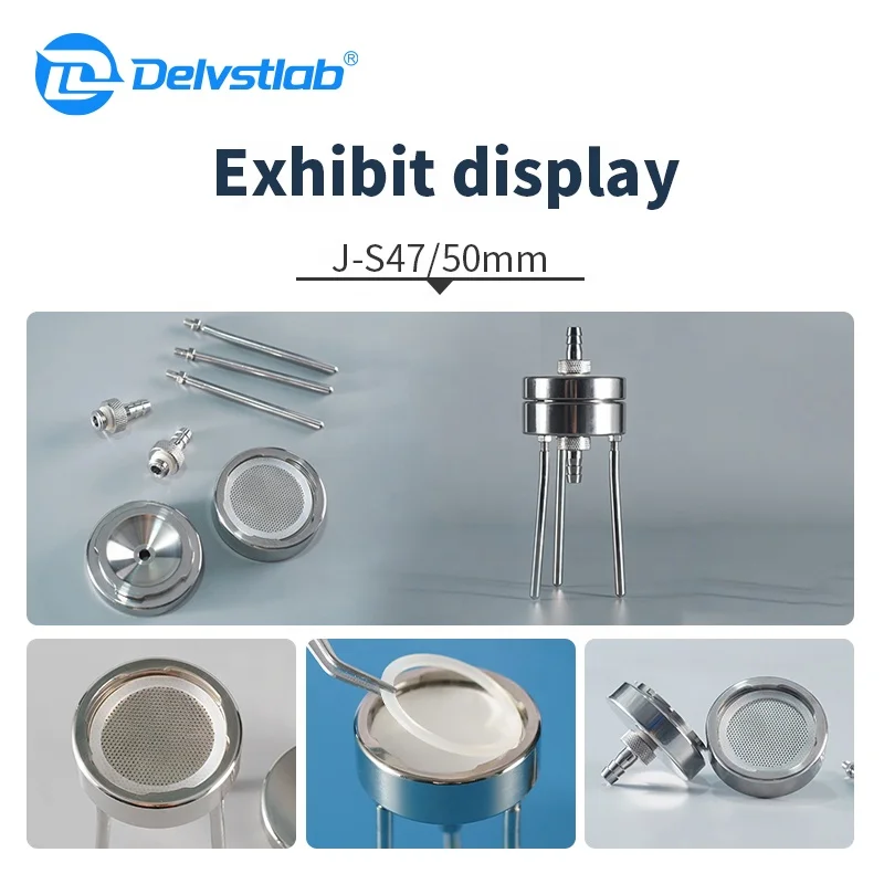 25/40/47mm PTFE Hydrogen Chloride Sampling Filter Membrane Sample Holder Environment Monitoring vacuum filter