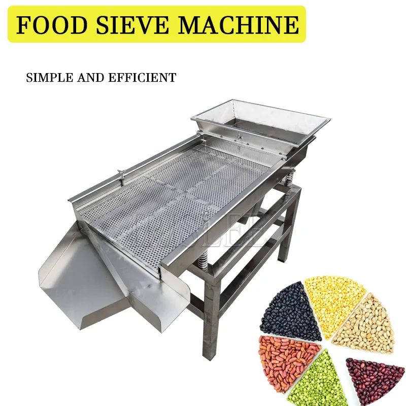 Food Sieve Machine Single Sieve Vibrating Electric Screen Packing Machine Large Granular Material Screening Machine