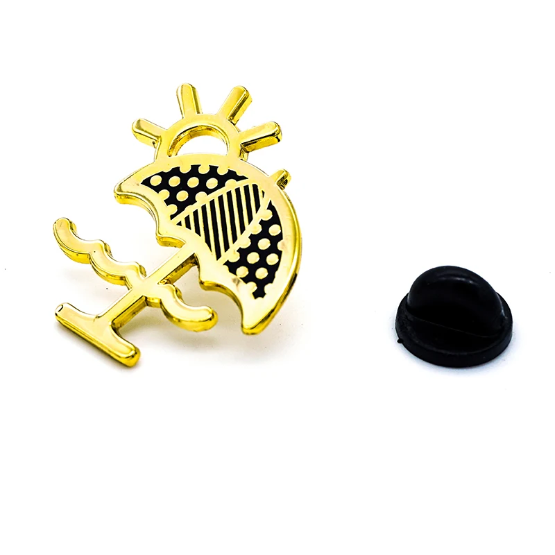 Butterfly Clutch Pin Wholesale Cheap Brass Badge Copper Clip Pin Back Metal Art & Collectible Plated Lapel Pins