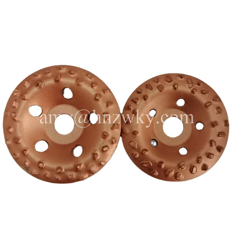 rubber buffering disk tungsten tire repair grinding head for rubber wood
