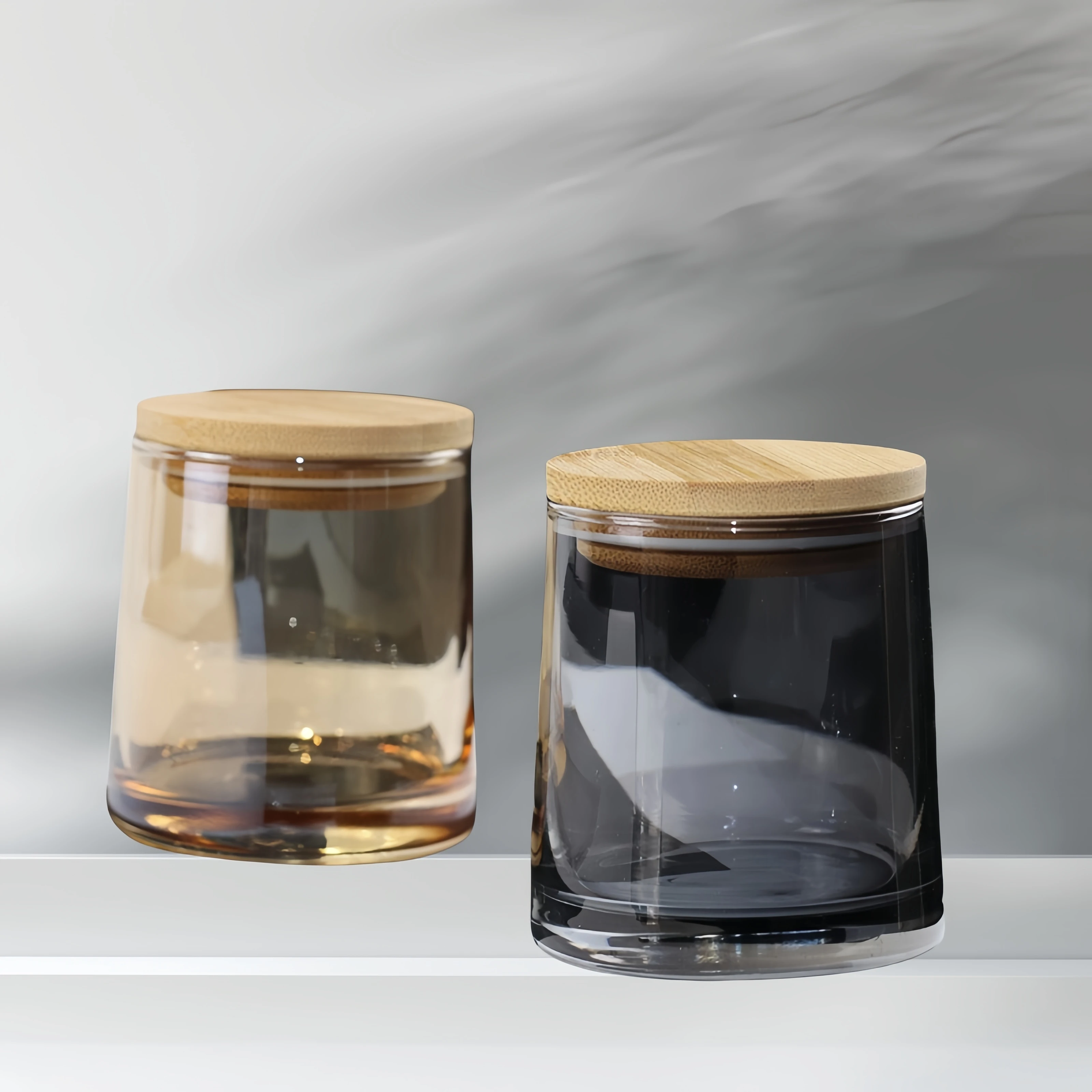 Luxury Scented Candles in Glass Jar Glass Candle Jar Unique Candle Jars